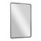 Emma and Oliver Afsin Wall Mirror with Silver Backed Glass for Clarity for Entryways, Bathrooms & More